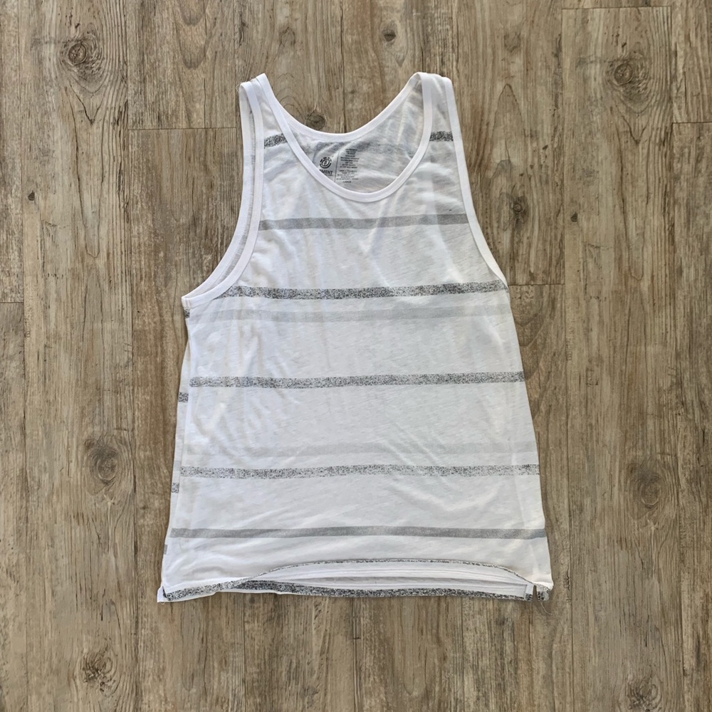 Element lightweight striped tank size L
